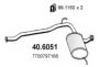 RENAU 7700797168 Middle Silencer